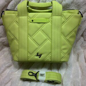 New (without tags) GORGEOUS Margarita Lug Dory Matte Luxe VL Crossbody Bag 🍋‍🟩